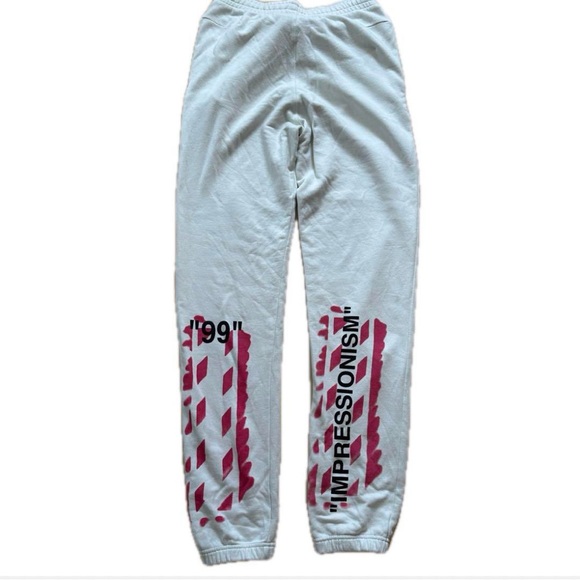 Off-whitesweatpants size L